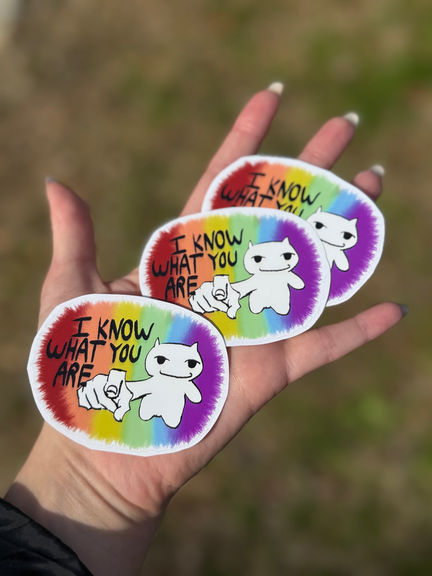 🌈I Know What You Are Funny Sticker