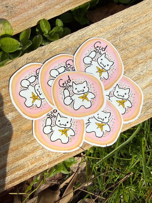 🍪Gud Job Sugar Cookie Sticker