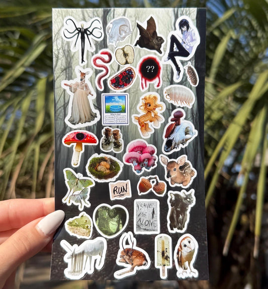 Creepycore Sticker Sheet