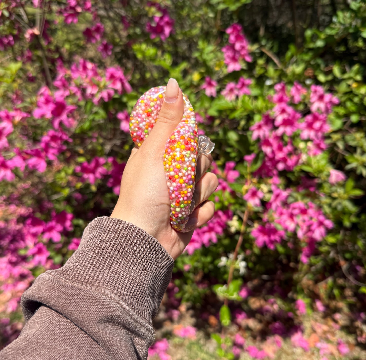 🌈Gumball Machine Jelly Foam Texture, Rainbow Squishy