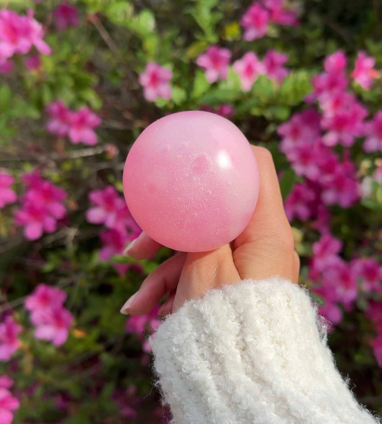 Pink Slush Water Texture Squishy, Stress Ball