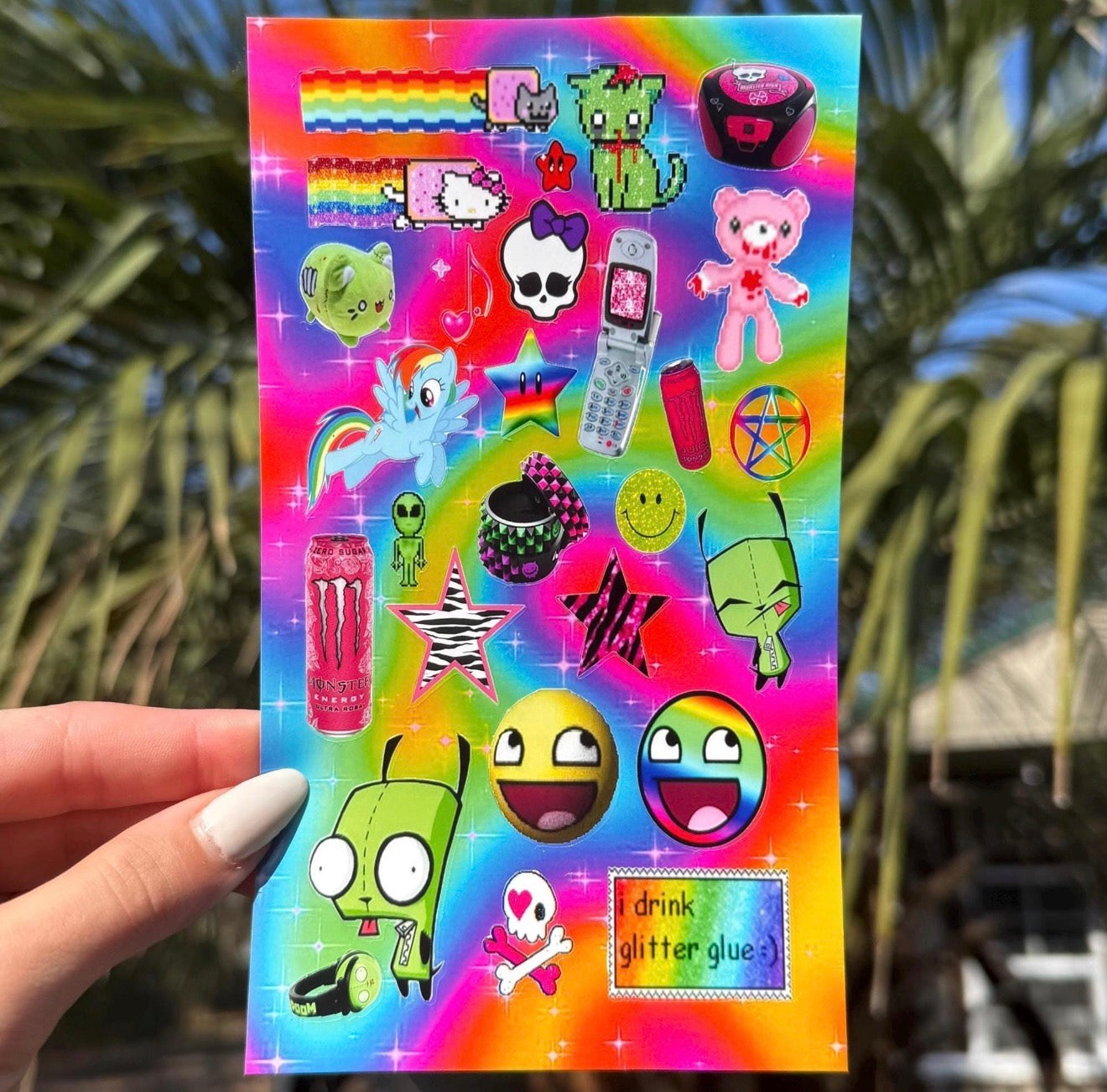 🖤Scenecore Emo 2000s Stickers BUNDLE