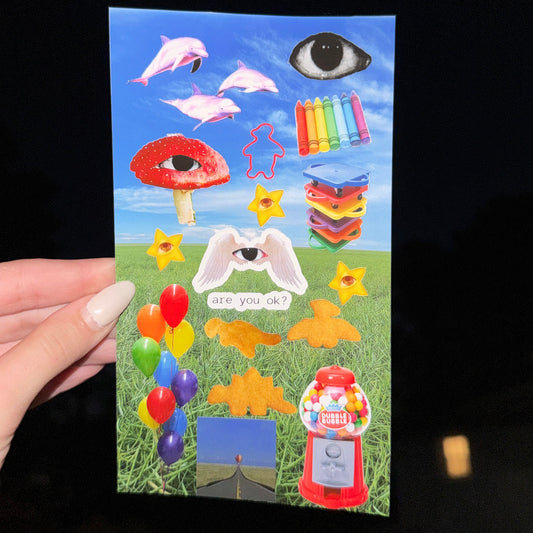Weirdcore Nostalgia Sticker Sheet