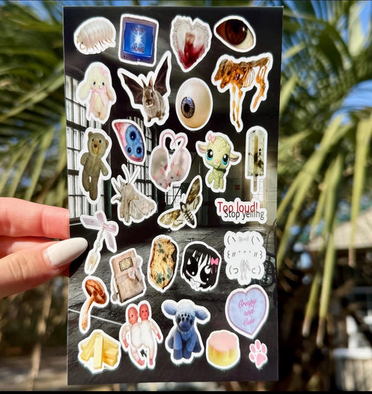 Creepycore Sticker Sheet