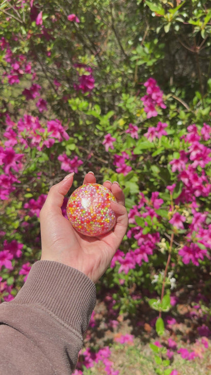 🌈Gumball Machine Jelly Foam Texture, Rainbow Squishy